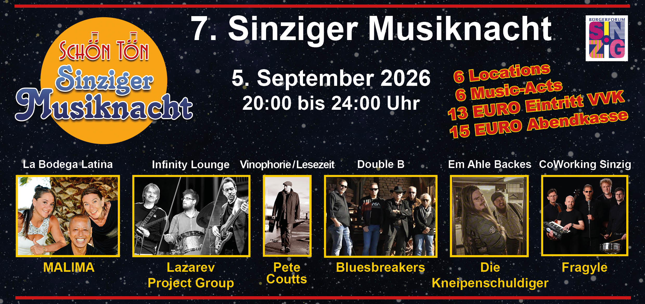 7. Sinziger Musiknacht